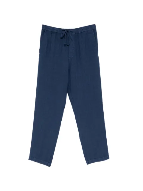 120% Lino drawstring-waist linen trousers