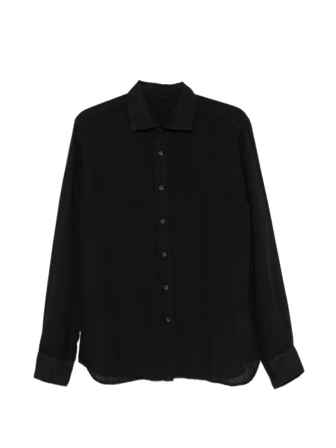 120% Lino long-sleeve button-up shirt