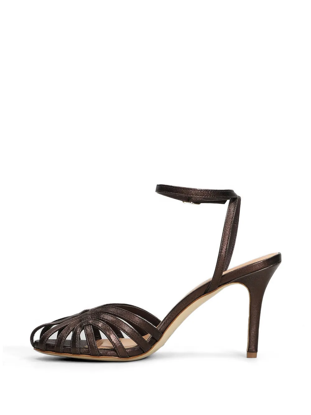 The Seller metallic-effect cage sandals Bruin
