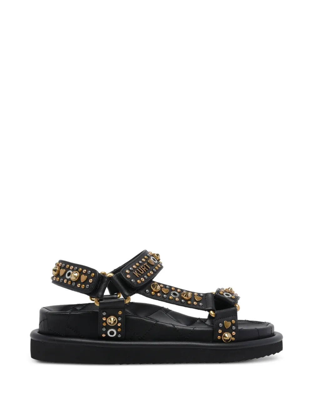 Kurt Geiger London Orson stud-embellished sandals Zwart