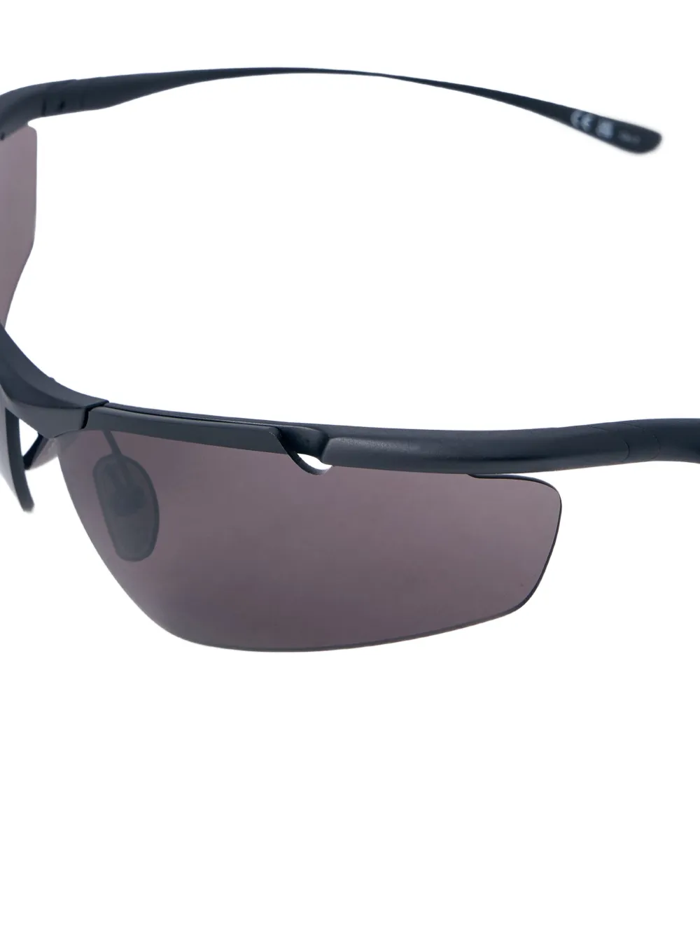 Balenciaga Eyewear Zonnebril met schild montuur Zwart