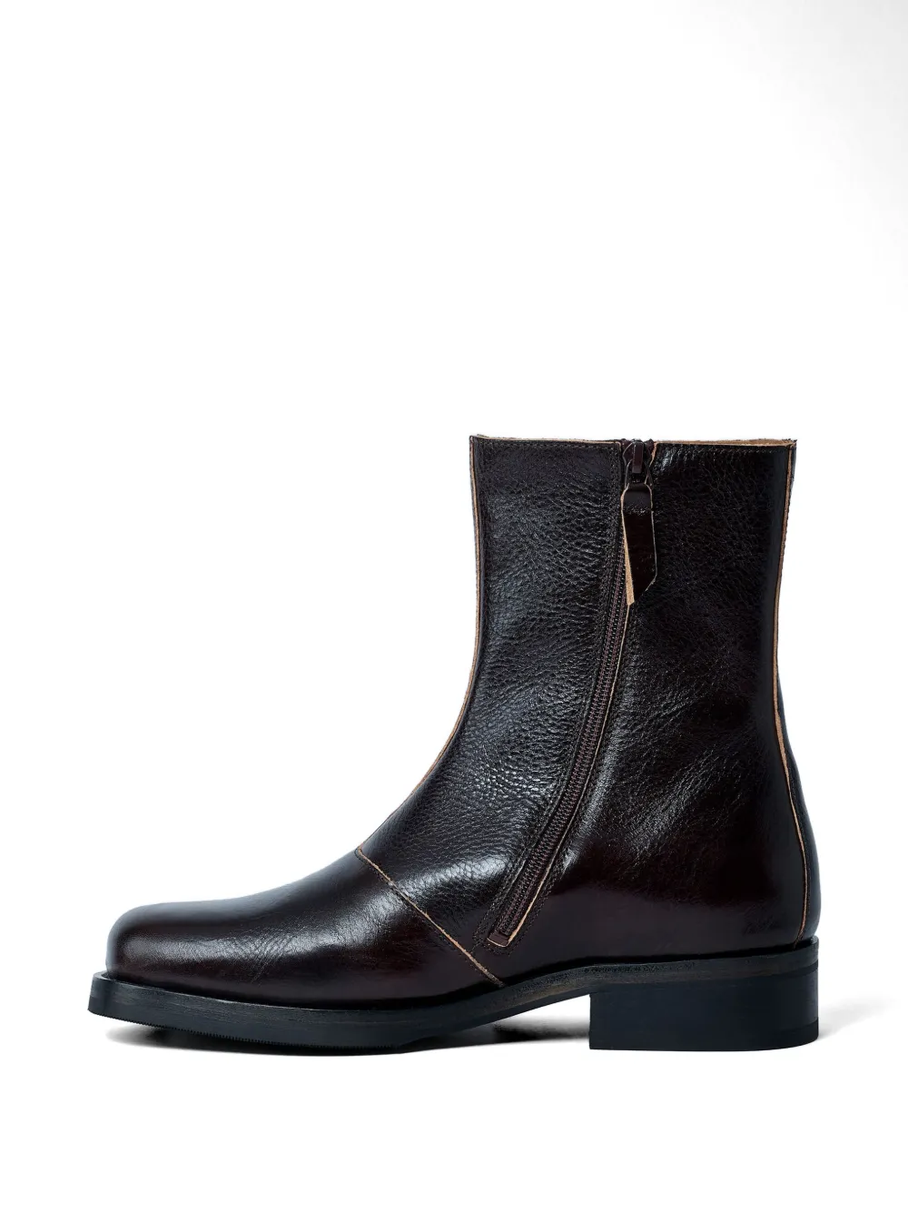 OUR LEGACY side-zip leather boots Bruin