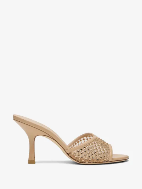 Stuart Weitzman 8.5cm Bareitall mules