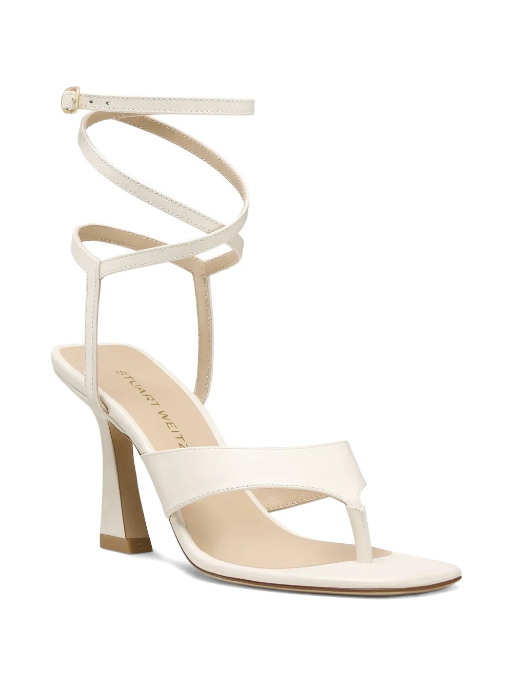 Stuart Weitzman 8.5cm Vinnie sandals Wit