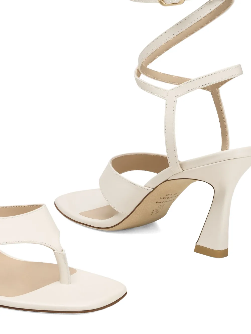 Stuart Weitzman 8.5cm Vinnie sandals Wit