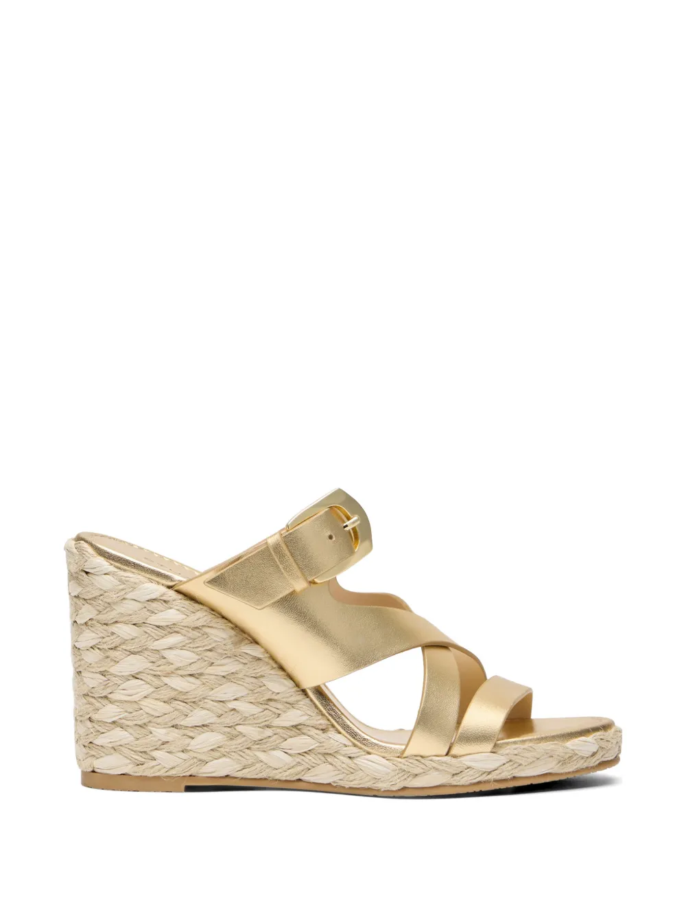 Stuart Weitzman 8.5cm Sai mules Goud