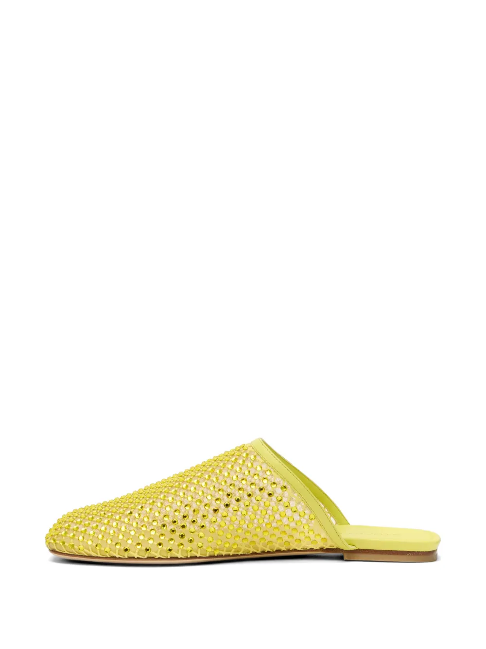 Stuart Weitzman Bareitall mules Geel