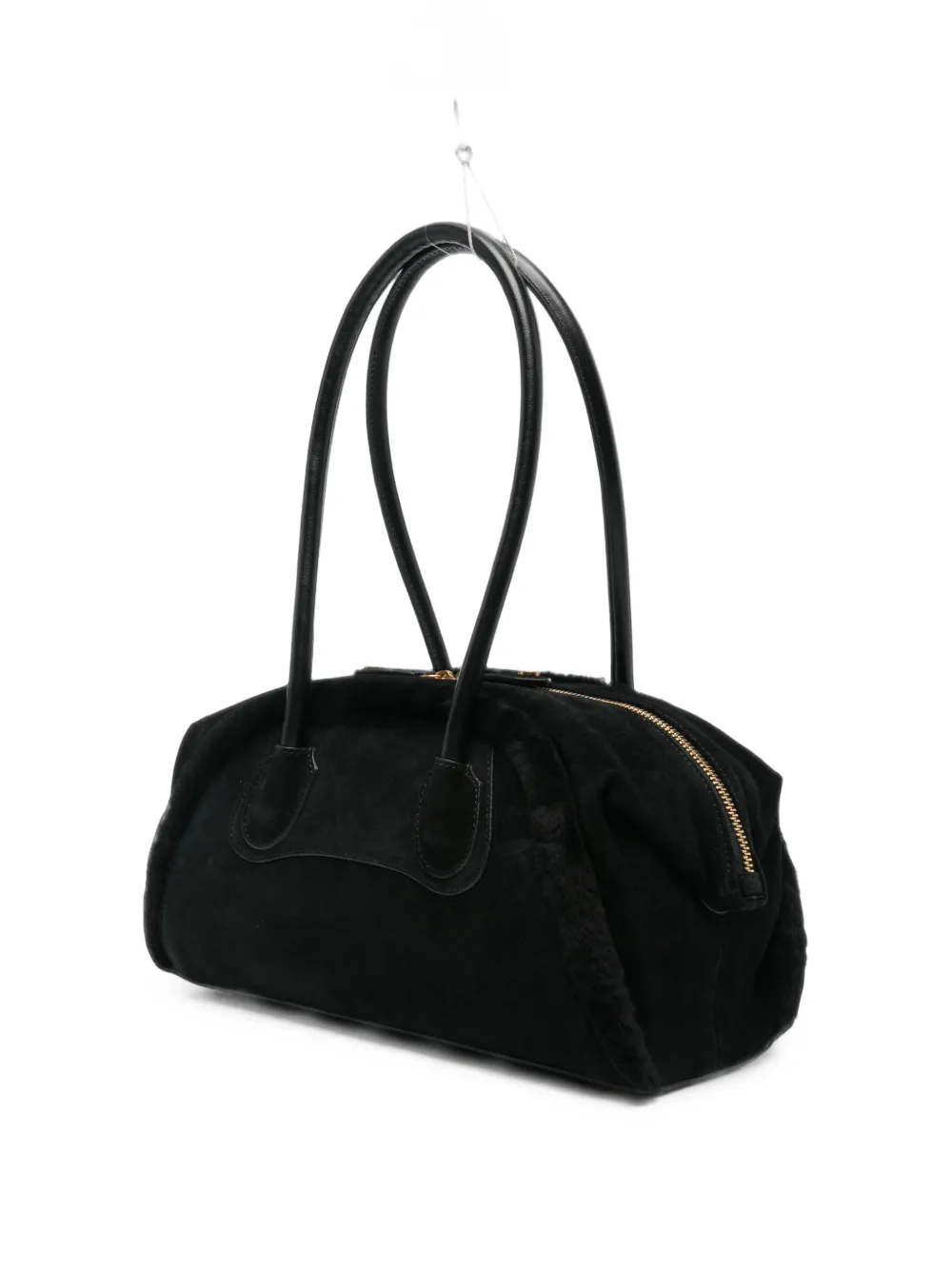 Vivienne Westwood Shirley suede tote bag Zwart