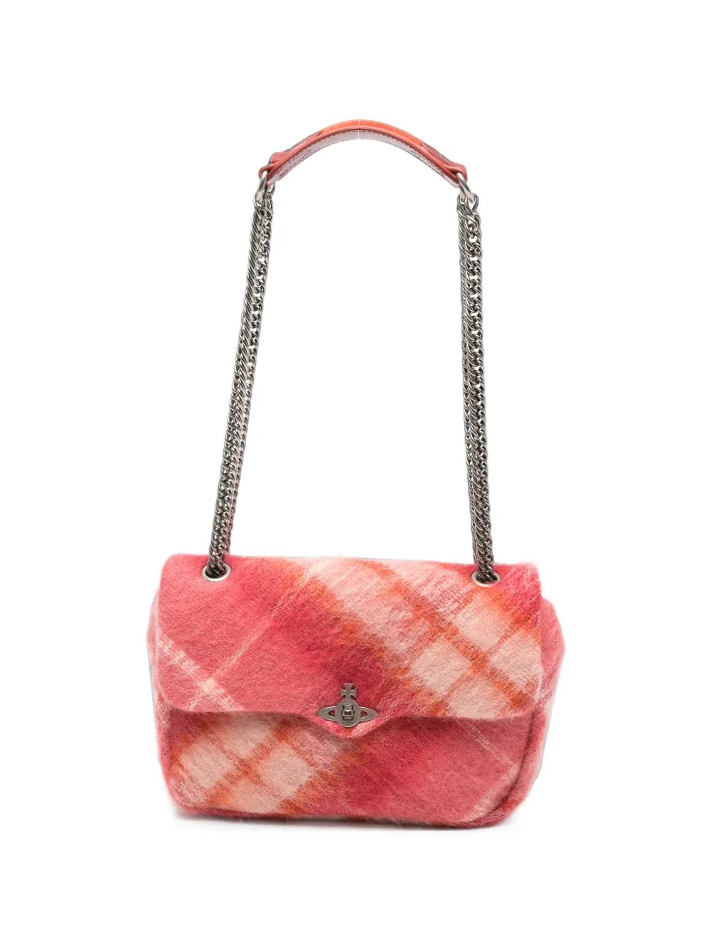 Vivienne Westwood Anita tartan-pattern shoulder bag