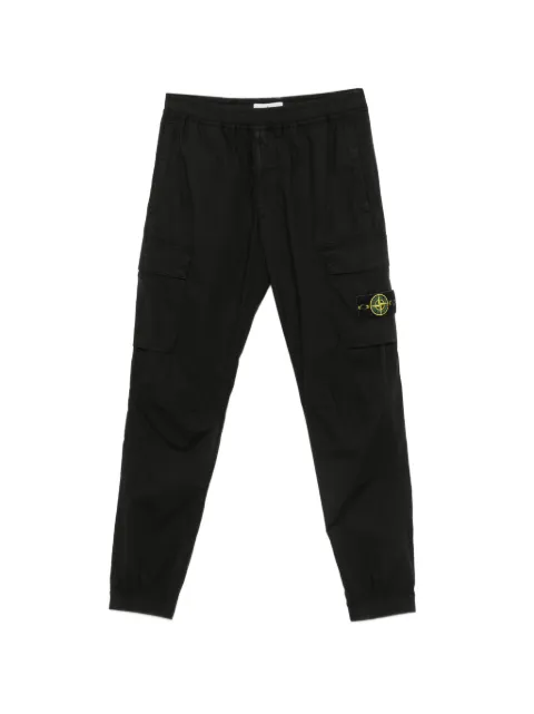 Stone Island 로고 패치 팬츠