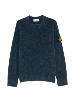 Stone Island Ribbed crew-neck Sweater | Green | FARFETCH