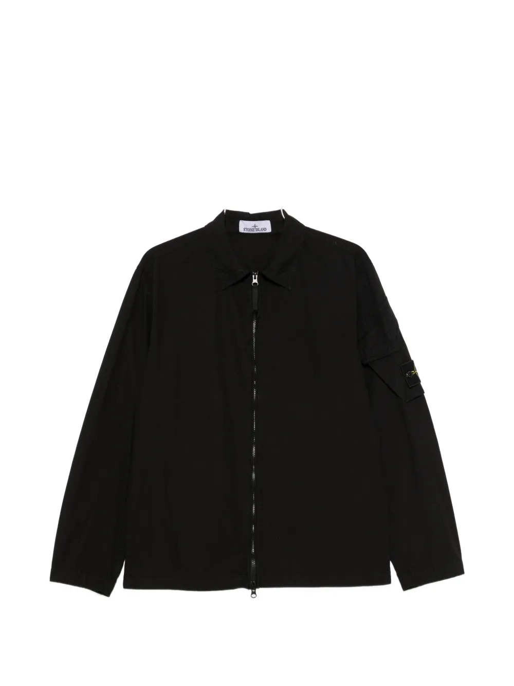 Stone Island zip-fastening overshirt - Nero