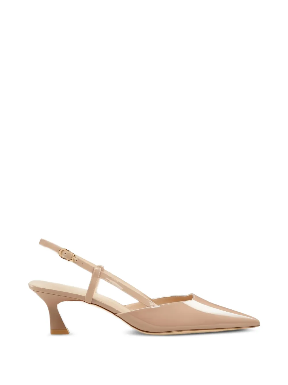 Stuart Weitzman Vinnie pointed-toe slingback pumps - Nude