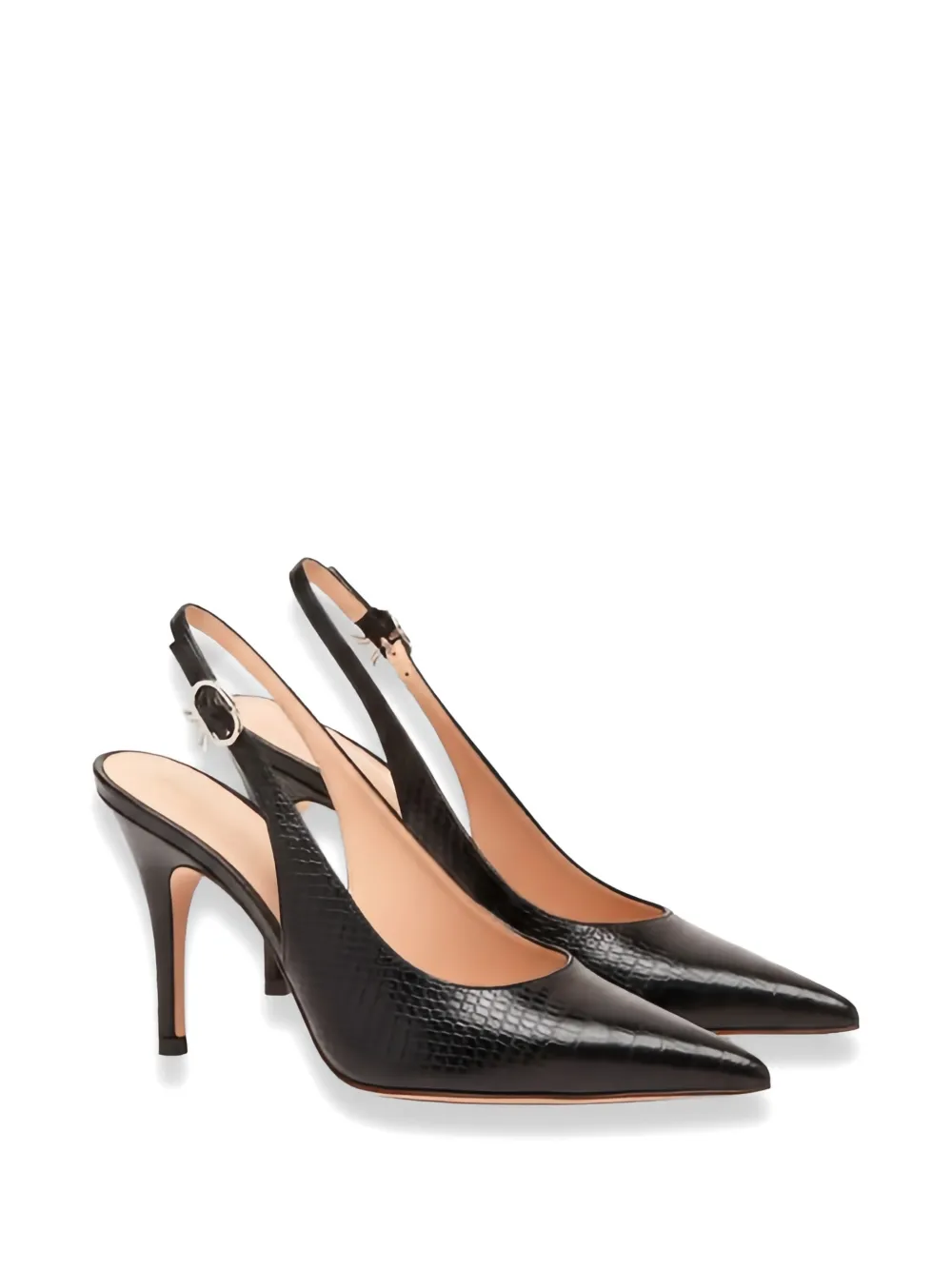 Gianvito Rossi Sofia slingback pumps Zwart
