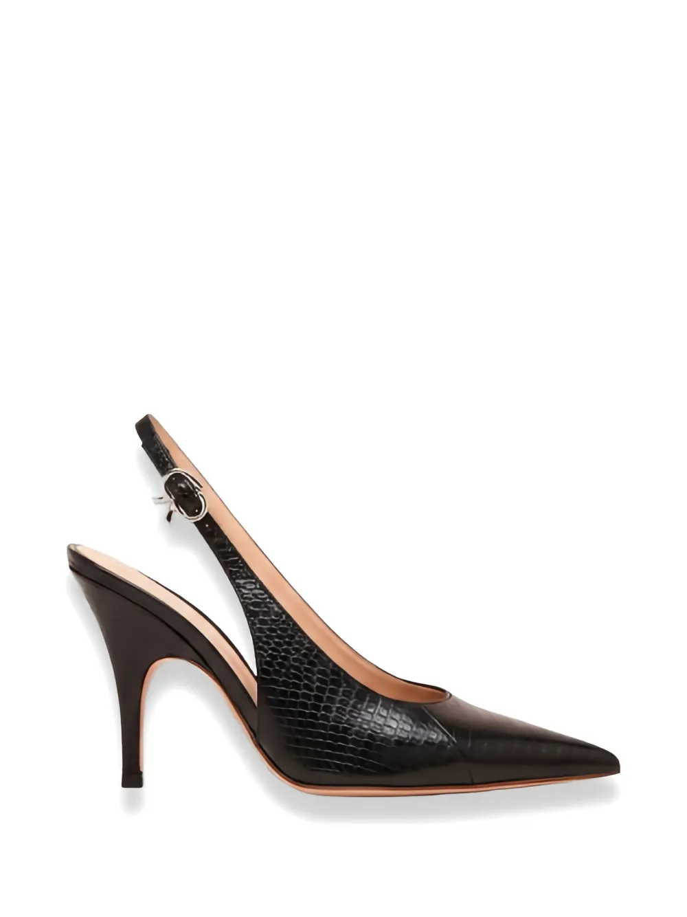 Gianvito Rossi Sofia slingback pumps Zwart