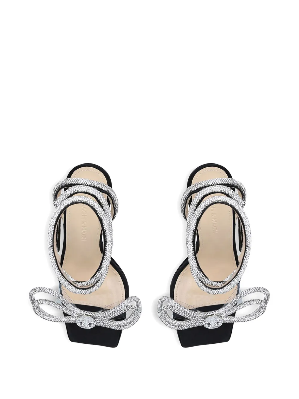 MACH & MACH crystal-embellished pumps Wit