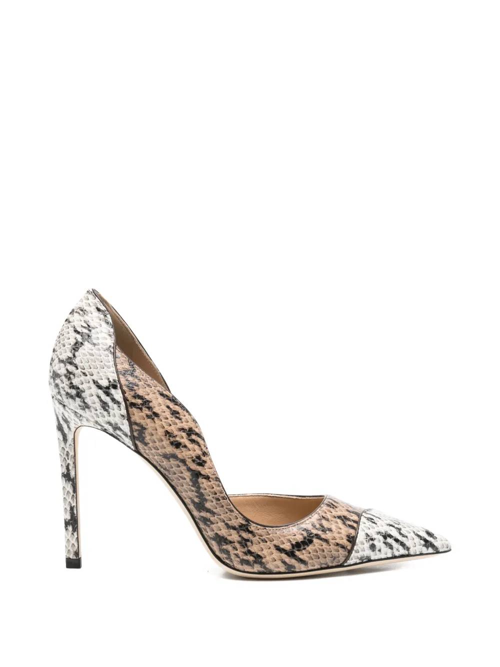 Jimmy Choo Brigitte 100mm heeled pumps - Nude