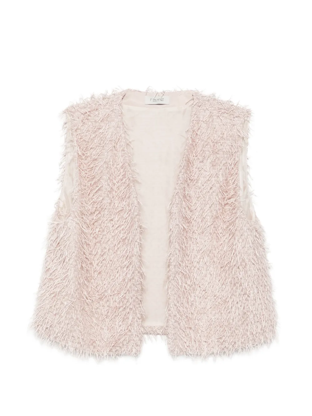 RAME fringe-detail sleeveless jacket - Rosa