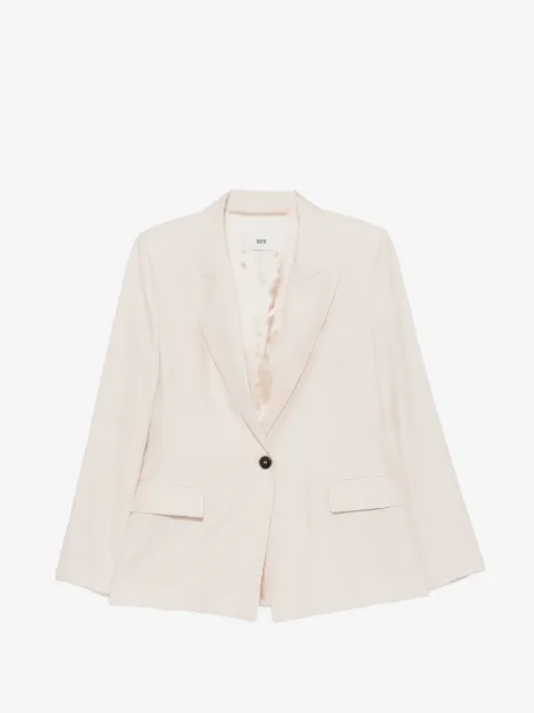 SOLOTRE single-breasted peaked-lapel jacket