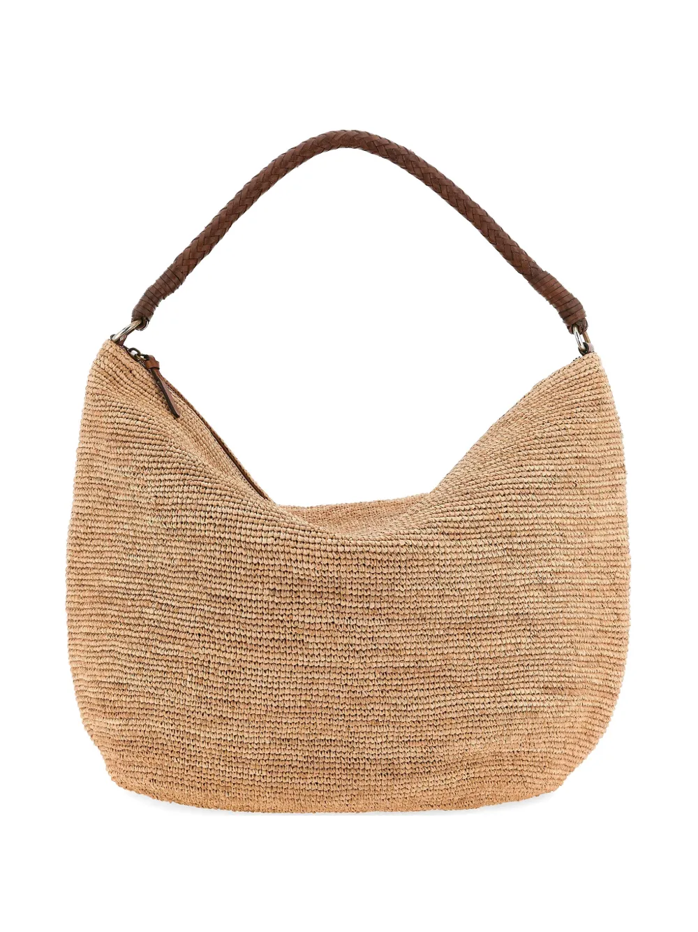 IBELIV Utopia crocheted raffia shoulder bag - Toni neutri