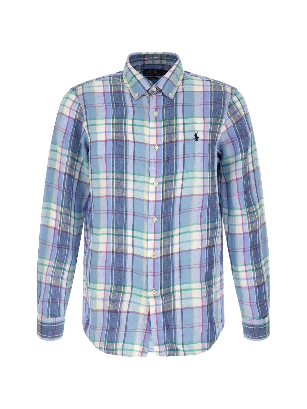Polo Ralph Lauren check linen shirt - Blu
