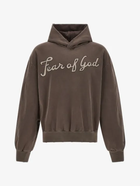 Fear Of God graphic-print raglan-sleeve hoodie