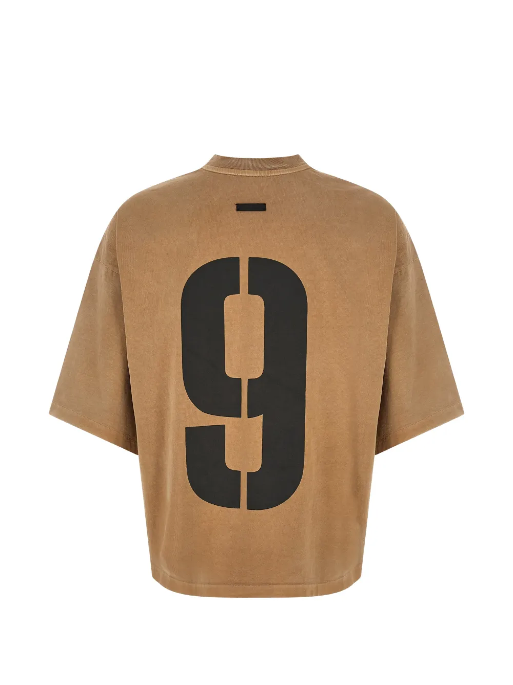 Fear Of God graphic-print logo-patch t-shirt | Neutrals | FARFETCH