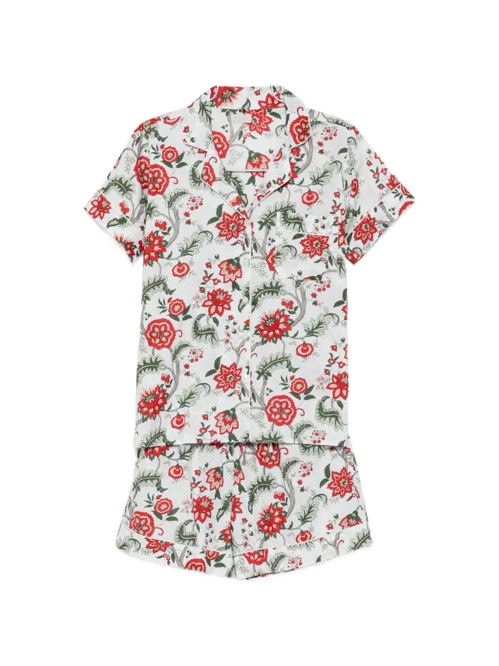 Ellebleu Liz Floral-print Shorts Set In Multi