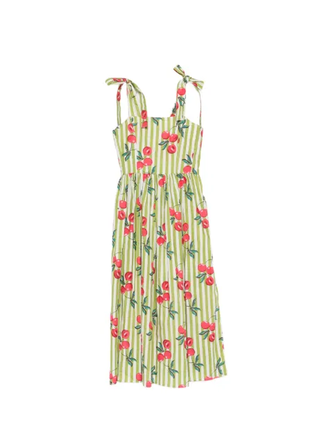 ELLEBLEU Olivia striped midi dress