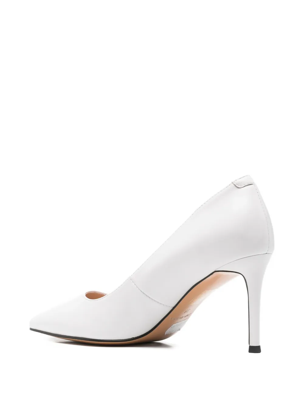 LINDA BAUMANN Pumps met puntige neus Wit
