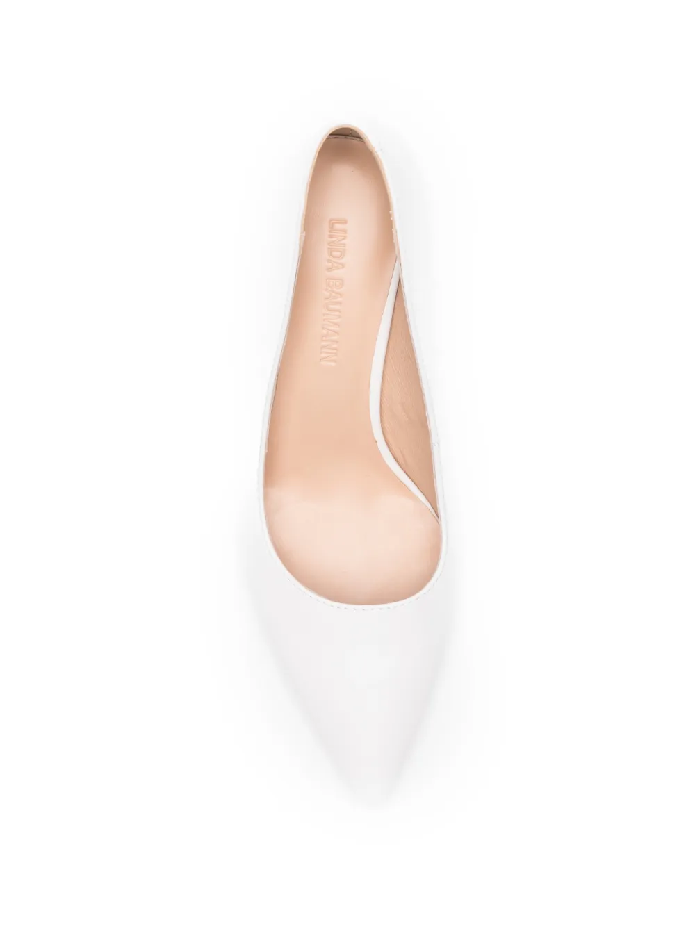 LINDA BAUMANN Pumps met puntige neus Wit