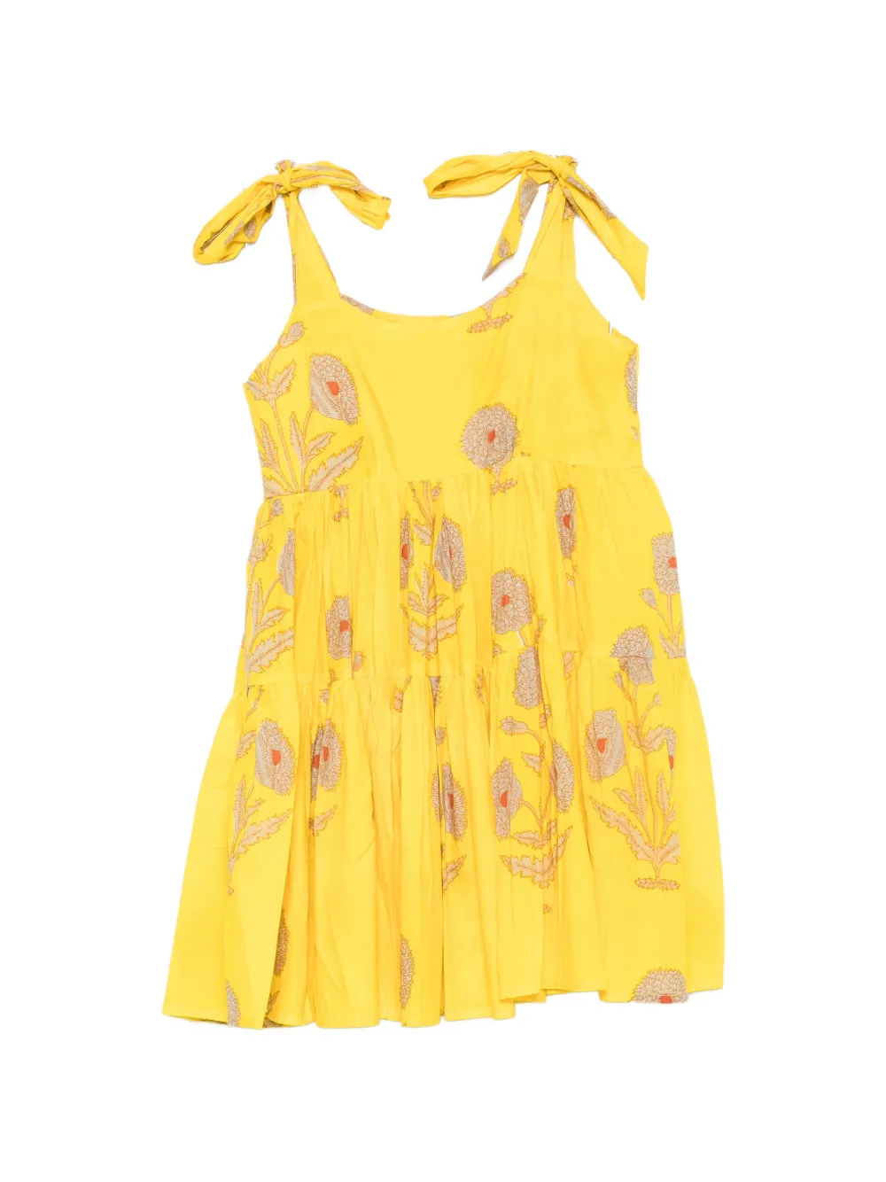 ELLEBLEU Eloise floral mini dress - Giallo