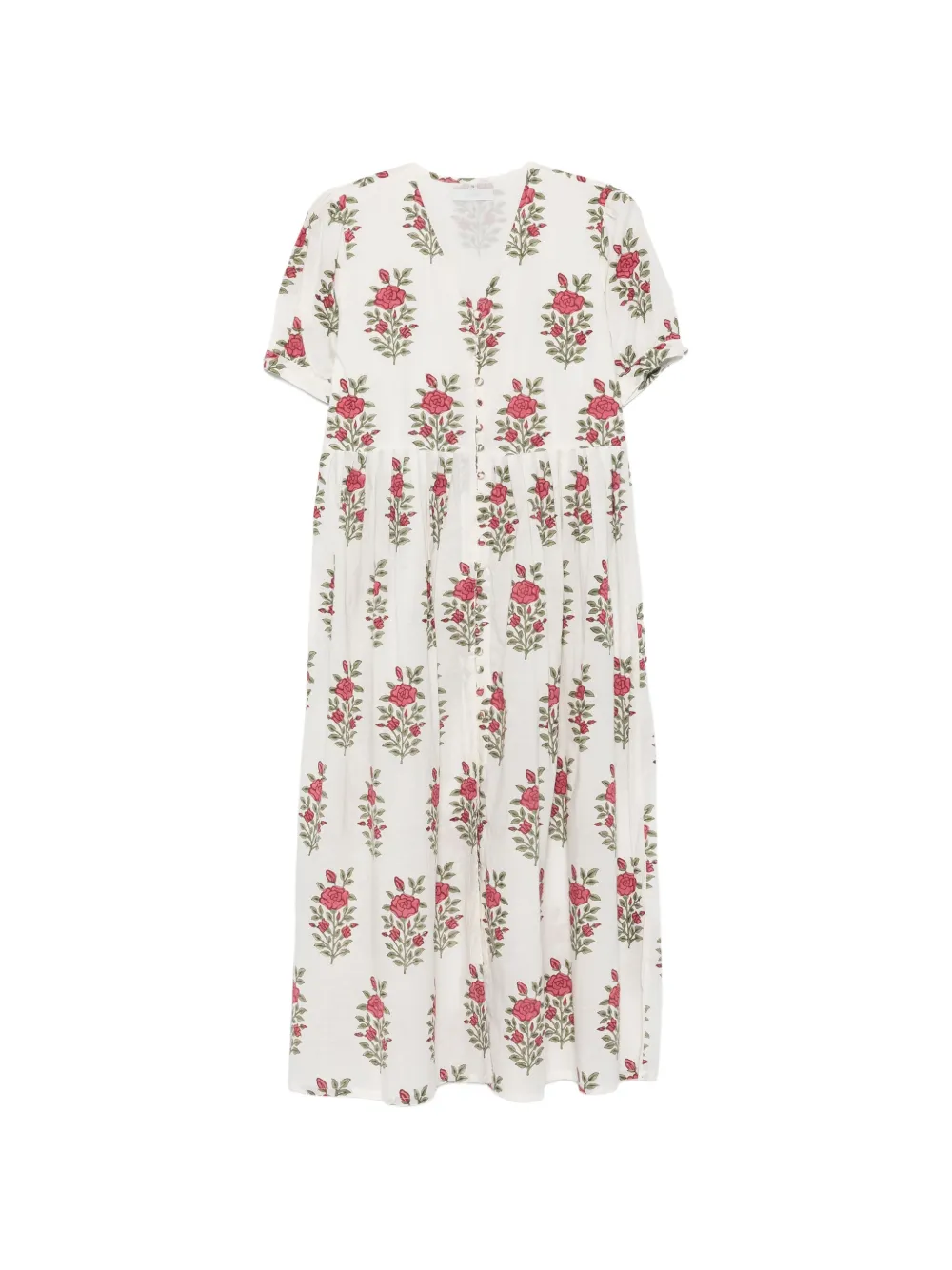 ELLEBLEU Gemma floral-print short-sleeve dress