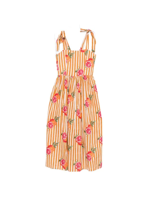 ELLEBLEU Olivia striped midi dress