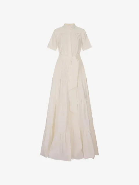 Kiton Maxi-jurk met ceintuur
