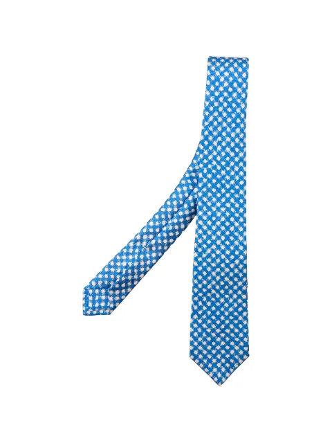 Kiton diamond-pattern tie
