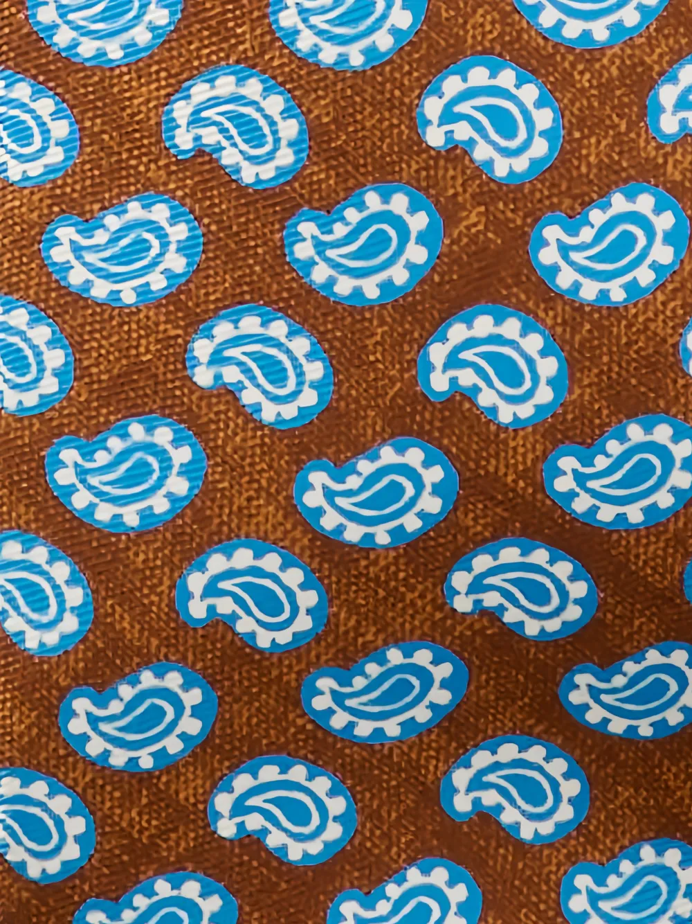 Kiton Stropdas met paisley-print Bruin