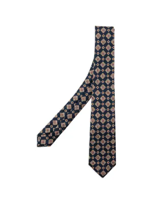 名作✨極美品✨Kiton キートン ネクタイ 最高級　ペイズリー　フラワー柄 Kiton ペイズリー ネクタイ | ブラウン | FARFETCH JP