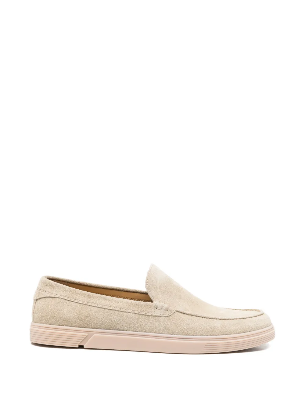 SERGIO MORETTI FIRENZE suede slip-on loafers - Toni neutri