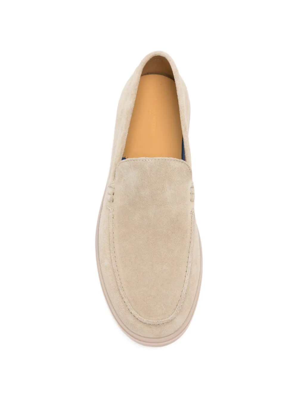 SERGIO MORETTI FIRENZE Suède loafers Beige