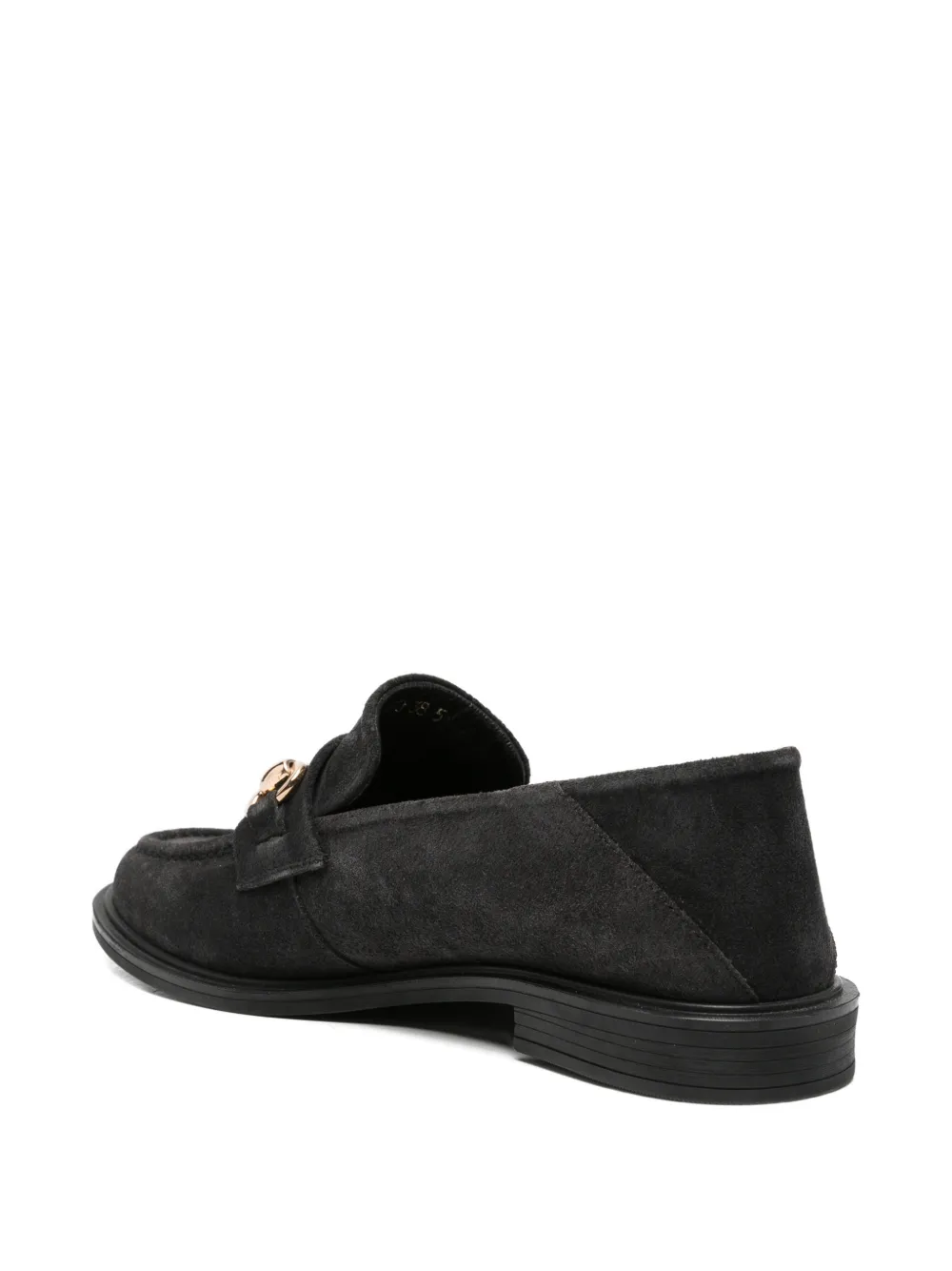 SERGIO MORETTI FIRENZE horsebit-detail loafers Zwart