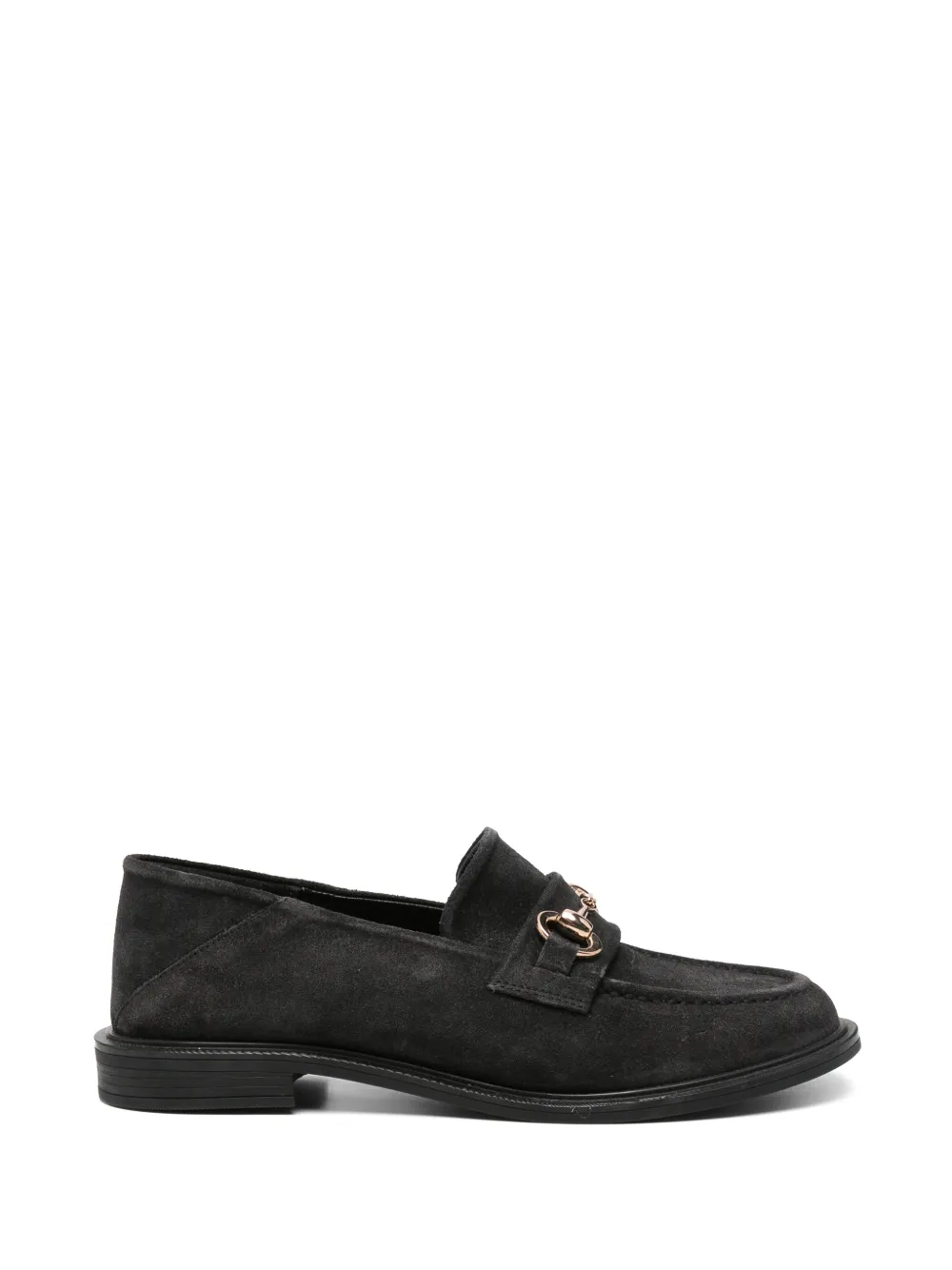 SERGIO MORETTI FIRENZE horsebit-detail loafers - Nero