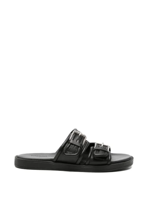 SERGIO MORETTI FIRENZE buckle-fastening leather sandals