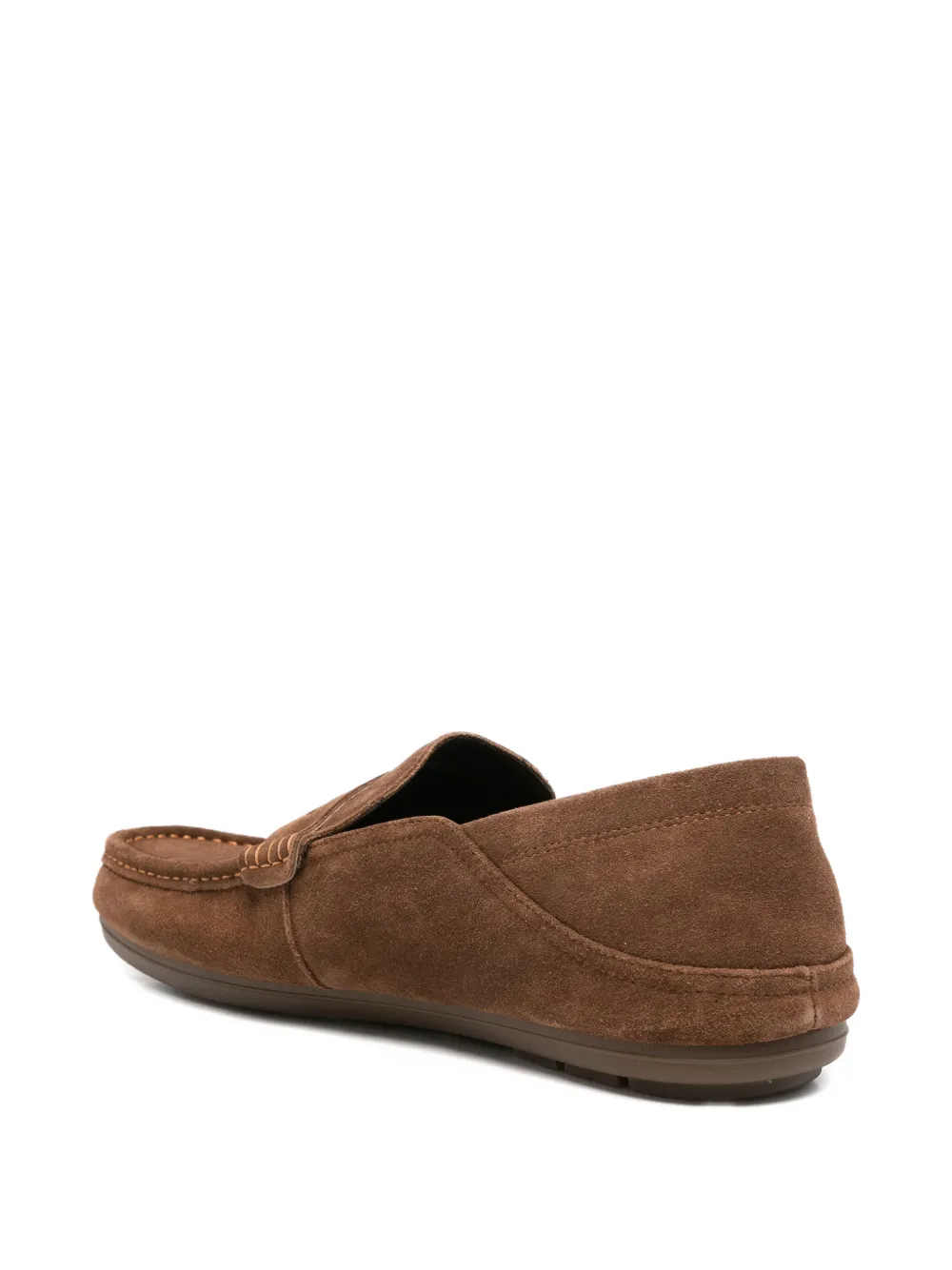 SERGIO MORETTI FIRENZE Loafers met suède afwerking Bruin