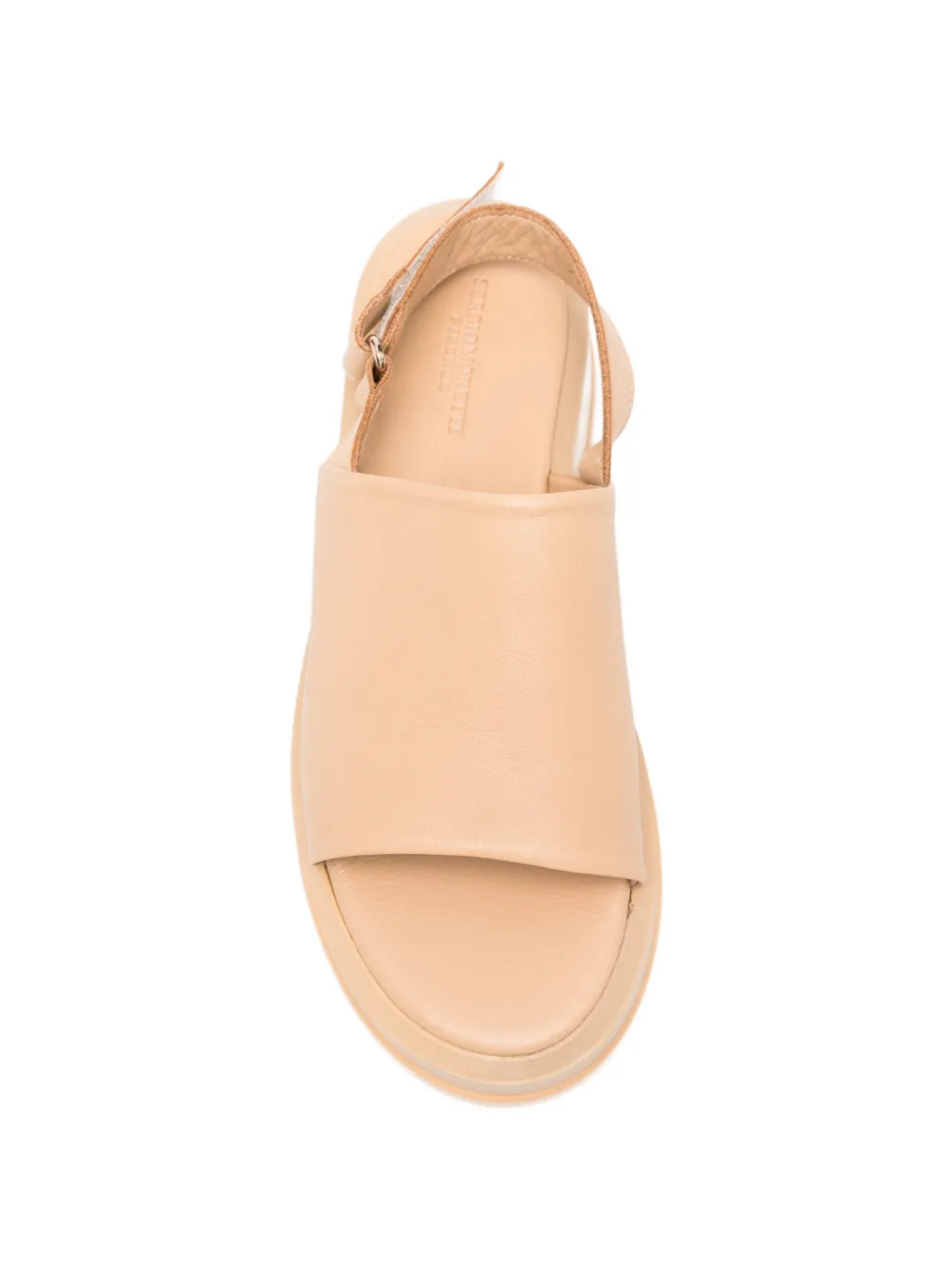 SERGIO MORETTI FIRENZE Sandalen met klittenband Beige