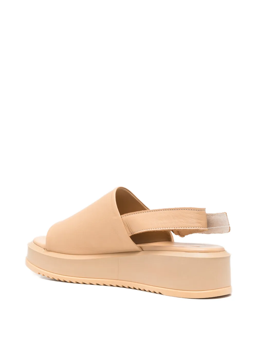 SERGIO MORETTI FIRENZE Sandalen met klittenband Beige