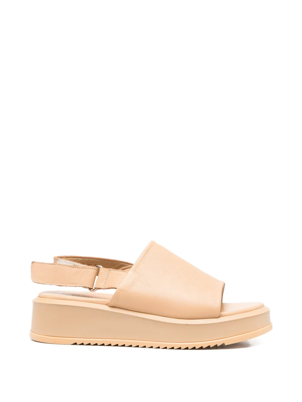 SERGIO MORETTI FIRENZE touch-strap sandals - Toni neutri