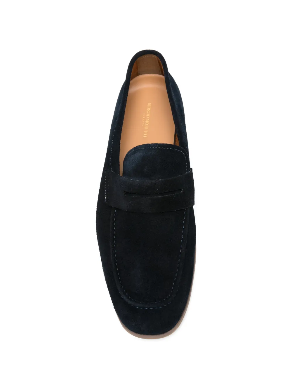 SERGIO MORETTI FIRENZE Loafers met suède penny slot Blauw