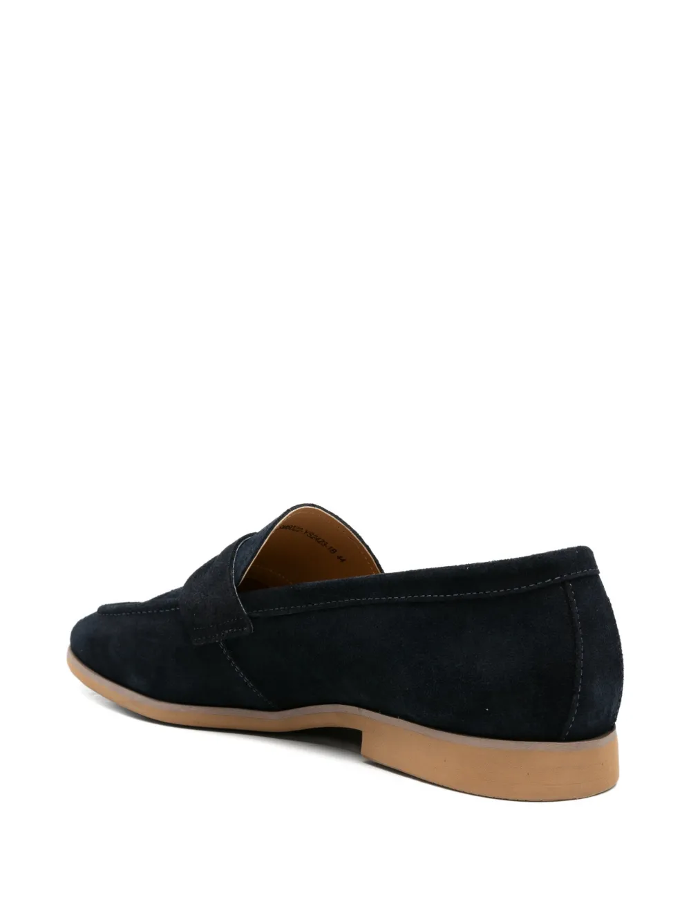 SERGIO MORETTI FIRENZE Loafers met suède penny slot Blauw