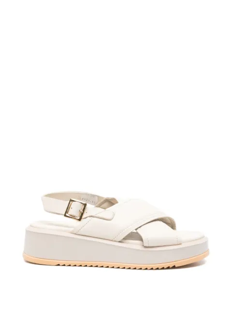 SERGIO MORETTI FIRENZE — cross-strap sandals